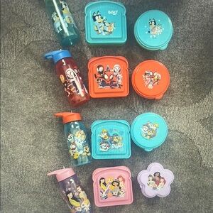 ZAK! Designs lunchbox container set 3pc Bluey